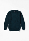 Aran Wool Sweater | Blackwatch