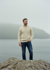 Aran Wool Sweater | Natural