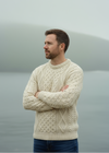 Aran Wool Sweater | Natural