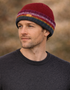 Erin Men's Rib Pullon Turnup Hat | Red