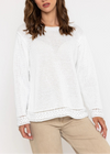 Cotton Ladies Sweater | White