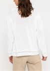 Cotton Ladies Sweater | White