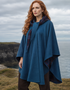 Jimmy Hourihan Classic Teal Wool Walking Cape (No Pockets)