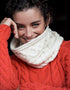 Supersoft Merino Wool Snood Scarf | Natural - Clearance