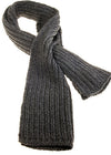 Pull Through Aran Ribbed Scarf