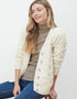 Downpatrick Ladies Aran Cardigan | Natural