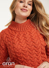Aran Crew Neck Sweater