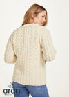 Aran Women's Buttoned Cardigan