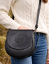 Lee River Leather Saddle Bag | Black
