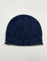Donegal Fleck Wool Hat - Blue Melange