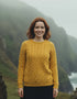 Aran Crew Neck Supersoft Sweater Sunflower - Clearance
