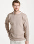 Aran Roll Neck Sweater | Oatmeal