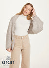 Glenbeigh Aran Cape | Oatmeal