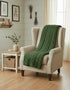 Aran Supersoft Blanket | Green