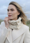 Aran Merino Wool Button Scarf