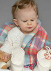 John Hanly Baby Blanket - Pink Blue