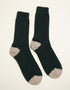 Bottle Green Irish Merino Wool Socks | Women's