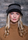 Mucros Black Kate Wax Hat