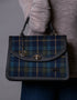 Mucros Orla Bag | Navy Green Check