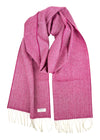 McNutt Herringbone Scarf | Beetroot