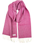 McNutt of Donegal Beetroot Herringbone Scarf | Pure Merino Lambswool
