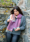 McNutt Lambswool Scarf Beetroot & Smoke