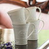 Belleek Classic Claddagh 10Oz 4 Mug Set