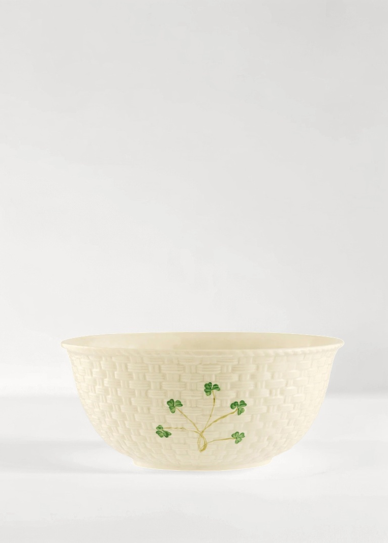 Belleek Classic Shamrock Mixing Bowl