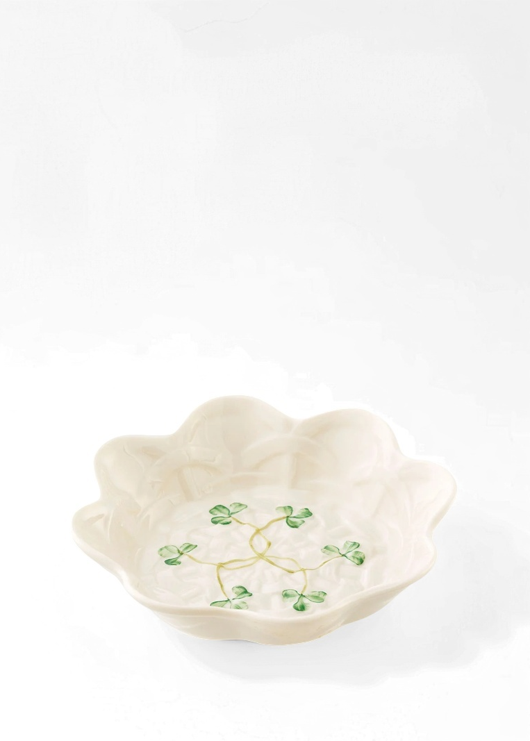 Belleek Classic Shamrock Sweet Dish