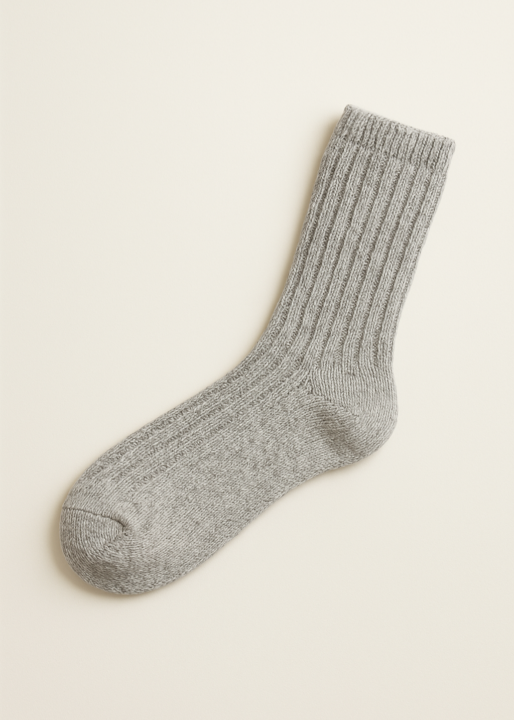 Grigio Irish Wool Neppy Socks