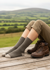 Brown Irish Merino Wool Socks | Women's