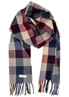 McNutt Lambswool Scarf | Burgundy Block