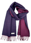 McNutt Burgundy & Navy Reversible Scarf