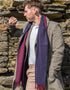 McNutt Burgundy & Navy Reversible Scarf