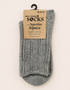 West of Ireland Superfine Alpaca Socks | Grey