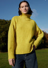 IrelandsEye Polo Neck Sweater | Buttercup