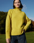 IrelandsEye Buttercup Polo Neck Sweater | Wool Cashmere Blend
