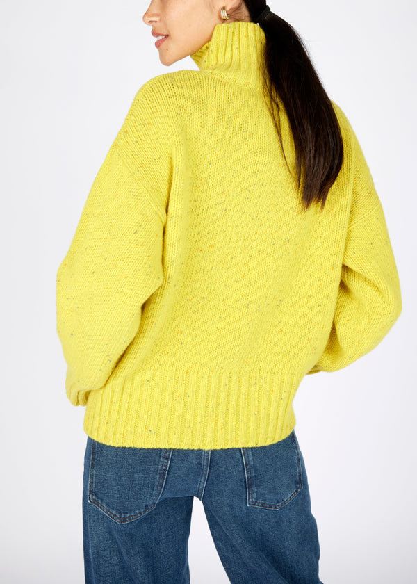 IrelandsEye Polo Neck Sweater | Buttercup