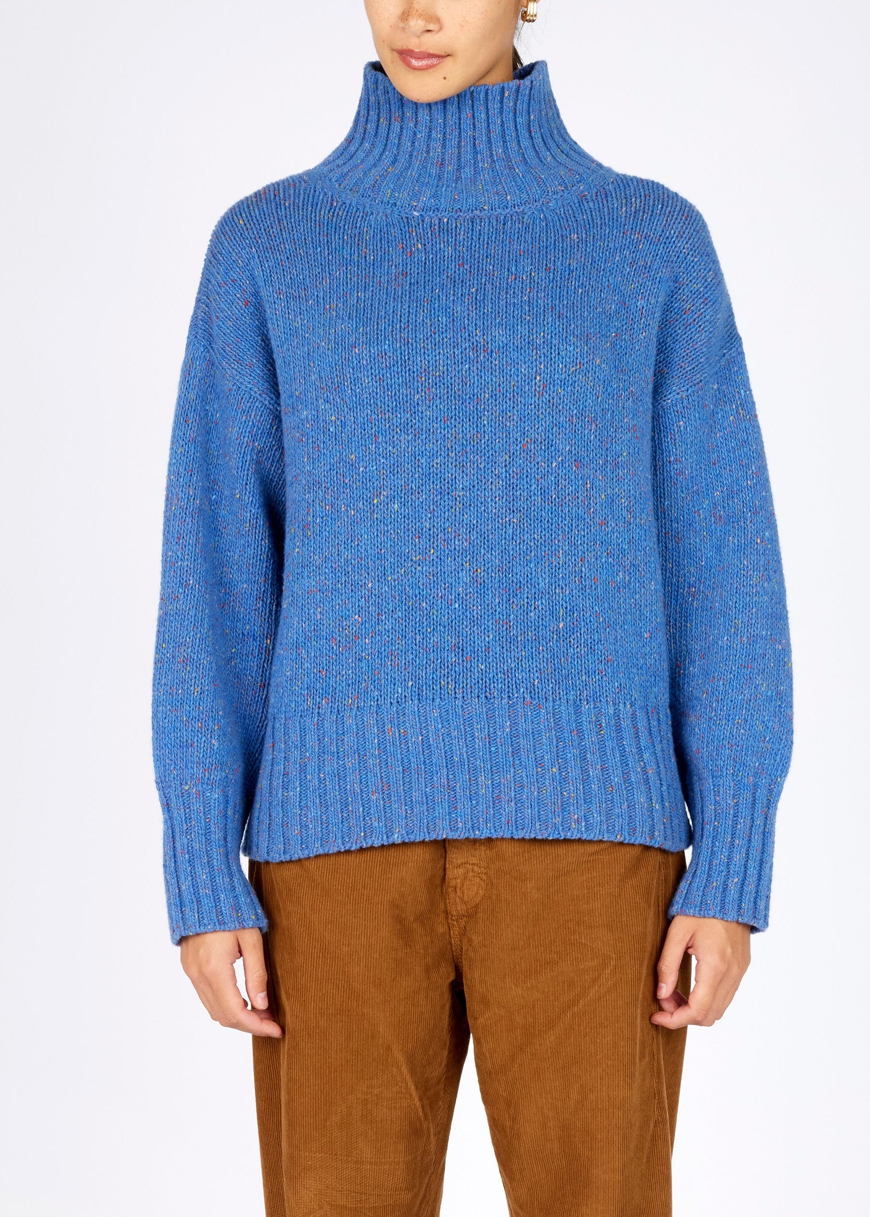 IrelandsEye Polo Neck Sweater | Marina