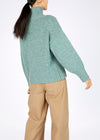 IrelandsEye Polo Neck Sweater | Ocean Mist
