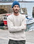 IrelandsEye Lightweight Aran Cashmere Mix Cable Sweater | Chalk