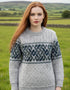 Aran Crafts Unisex Jacquard Sweater | Oatmeal