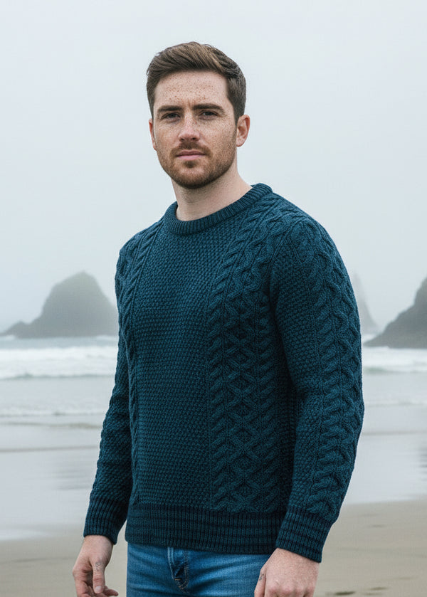 Aran Merino Wool Sweater | Sherwood