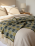 McNutt Pure Merino Wool Throw | Shamrock Green | Irish Heritage Blanket