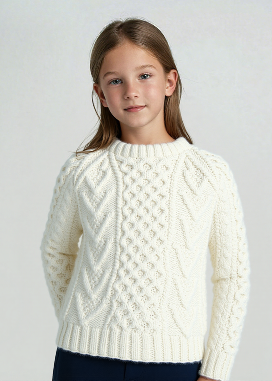 Children's Handknit Aran Sweater