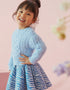 Childrens Aran Sweater | Blue Sail - Clearance