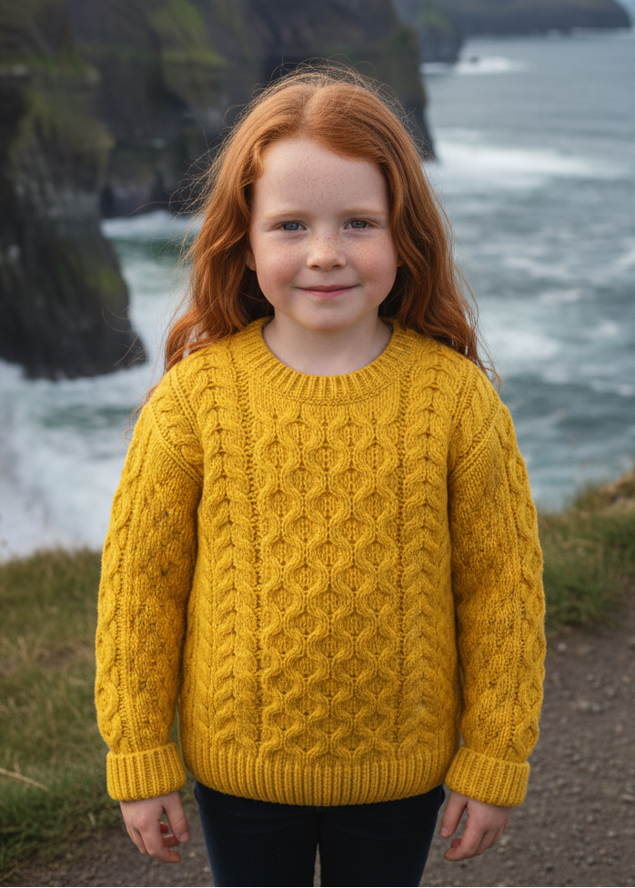 Childrens Aran Sweater