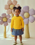 Childrens Aran Sweater | Sunflower - Clearance