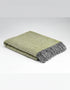 McNutt of Donegal Cosy Lemon Pure Wool Throw | Irish Donegal Blanket