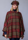 Mucros Country Cape | Red Check